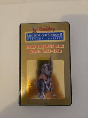 Walt Disney Limited Gold Edition II Cartoon Classics VHS